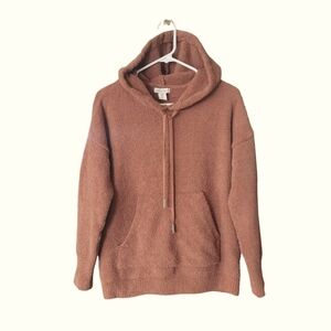Cupcakes & Cashmere Chenille knit sweater hoodie,M